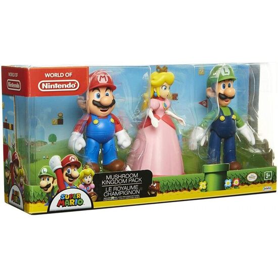 Comprar Blister 3 Figuras Super Mario Bros 10cm