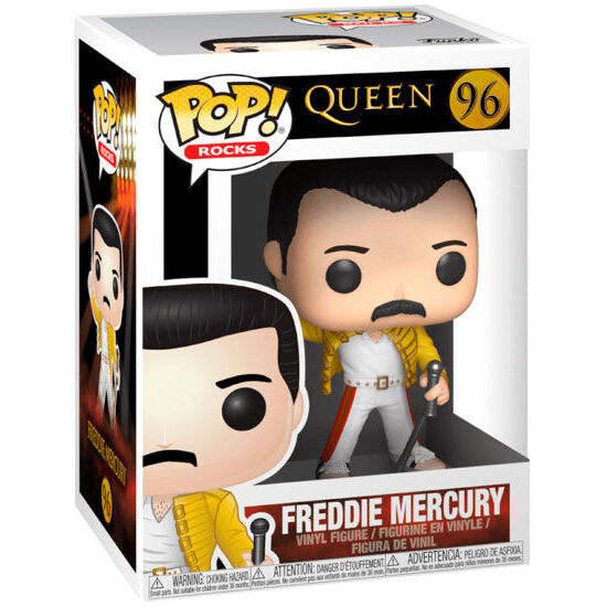 Comprar Figura Pop Queen Freddie Mercury Wembley 1986