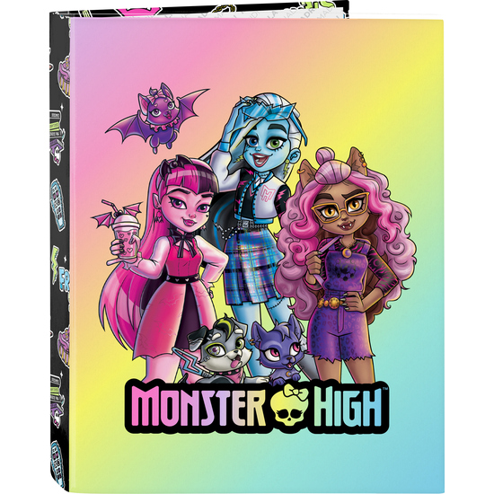 Carpeta Folio 4 Ani.mixtas Monster High Creep