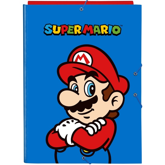 Carpeta Folio 3 Solapas Super Mario Play
