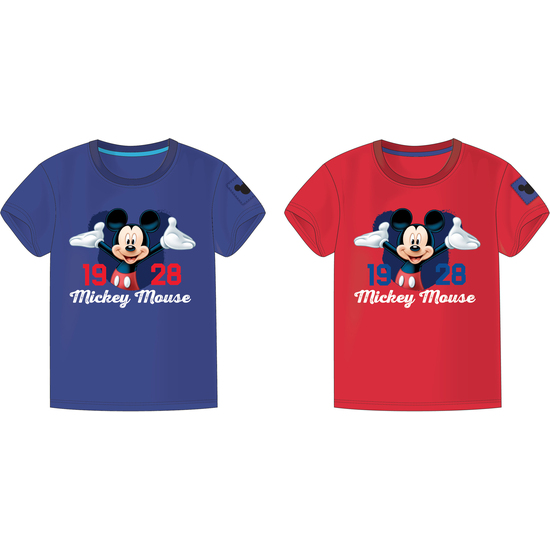 Camisetas Surt. 2 Diseños 3-8 Años Mickey Mouse Only One