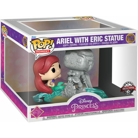 Figura Pop Disney Ultimate Princess La Sirenita Ariel & Statue Eric Exclusive