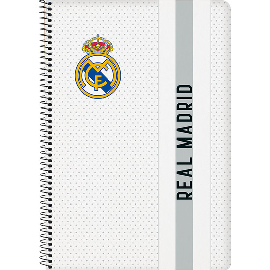 Libreta Folio 80 H. Tapas Duras Real Madrid 1ª Equip. 24/25