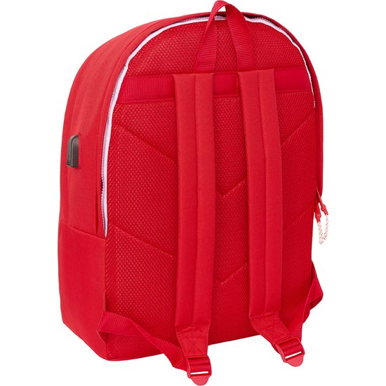 MOCHILA DOBLE PARA PORTATIL 15,6 +USB SEVILLA FC