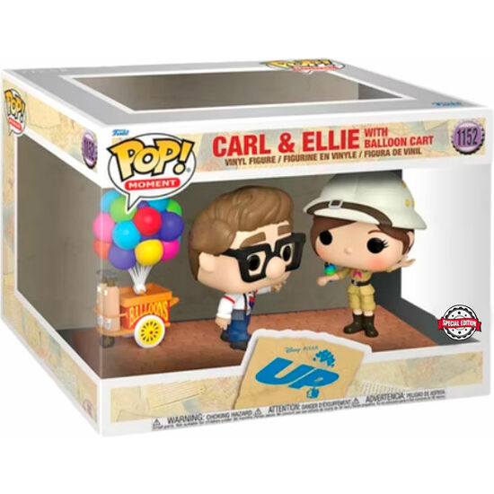 Comprar Figura Pop Disney Pixar Up Carl & Ellie With Balloon Cart Exclusive
