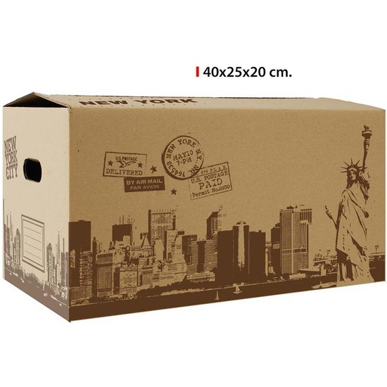 Comprar Caja Multiusos New York City 40x25x20cm Confortime