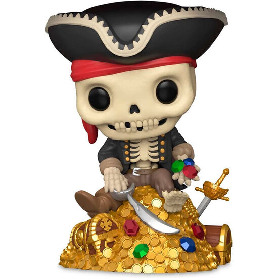 Figura Pop Deluxe Piratas Del Caribe Treasure Skeleton Exclusive