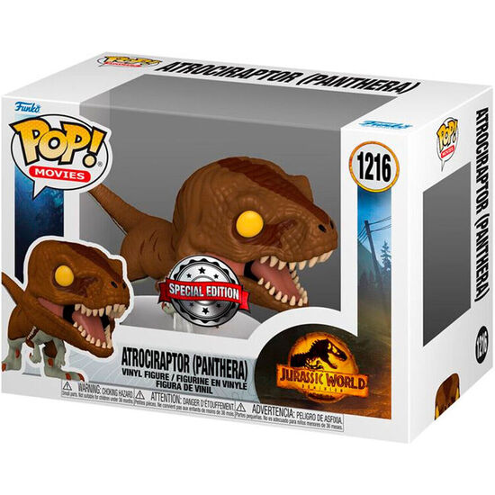 Comprar Figura Pop Jurassic World 3 Atrociraptor Panthera Exclusive