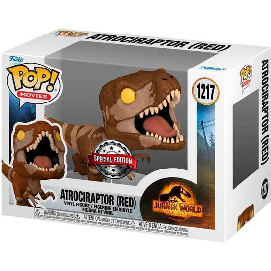 Figura Pop Jurassic World 3 Atrociraptor Red Exclusive