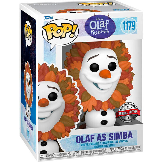Comprar Figura Pop Disney Olaf Present Olaf As Simba Exclusive