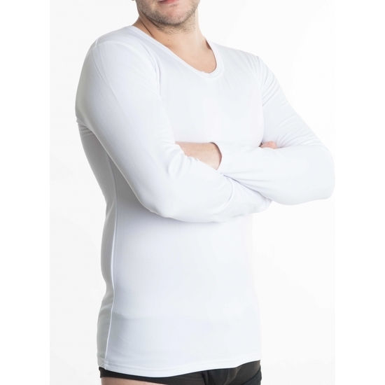 Raff- Camiseta Termal Caballero Blanco