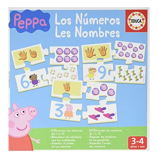 Puzzle Los Numeros Peppa Pig Cosy Corner