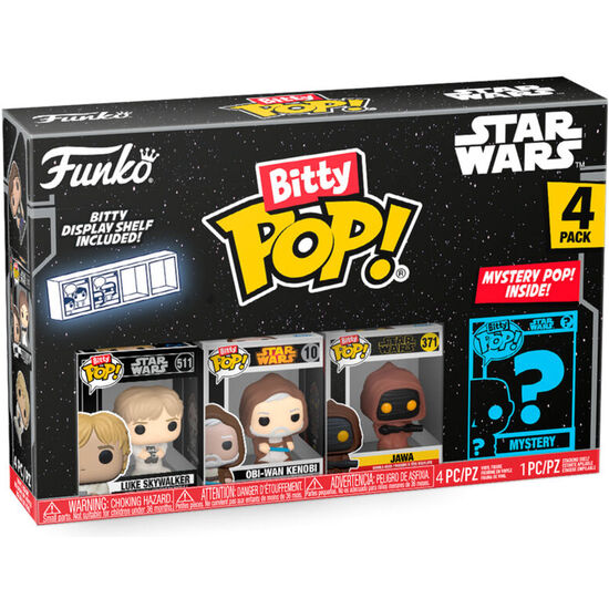 Comprar Blister 4 Figuras Bitty Pop Star Wars Luke