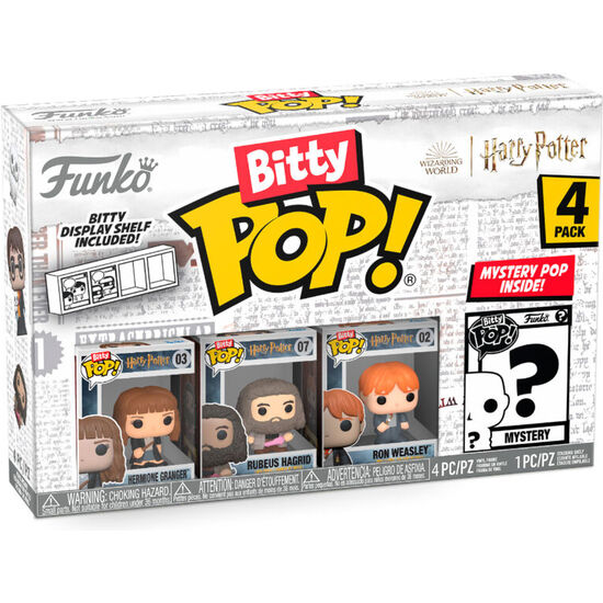 Comprar Blister 4 Figuras Bitty Pop Harry Potter Hermione