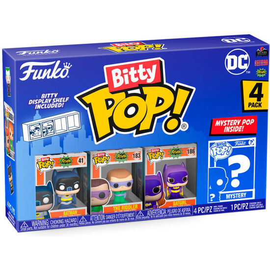 Comprar Blister 4 Figuras Bitty Pop Dc Comics Batman Adam West