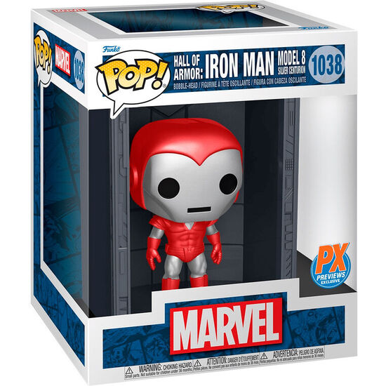 Figura Pop Deluxe Marvel Hall Of Armor Iron Man Model 8 Exclusive