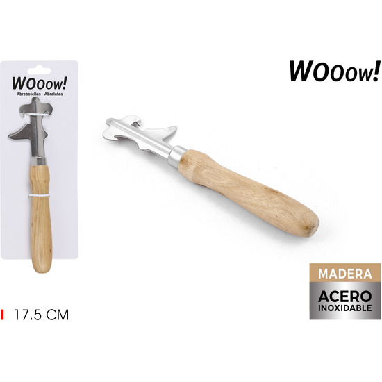 Comprar Abrebotellas - Abrelatas M/madera Wooow