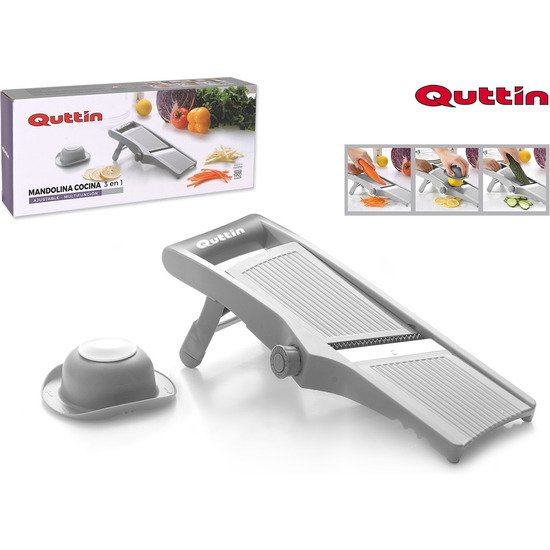 MANDOLINA AJUSTABLE 3 FUNCIONES QUTTIN QUTTIN