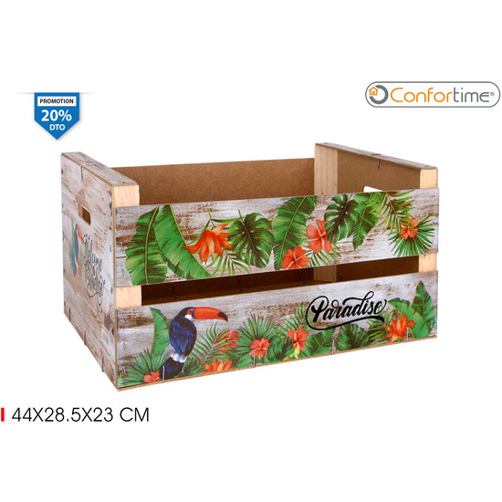 Comprar Caja Wood Brillo 44x28.5x23 Paradise Confortime