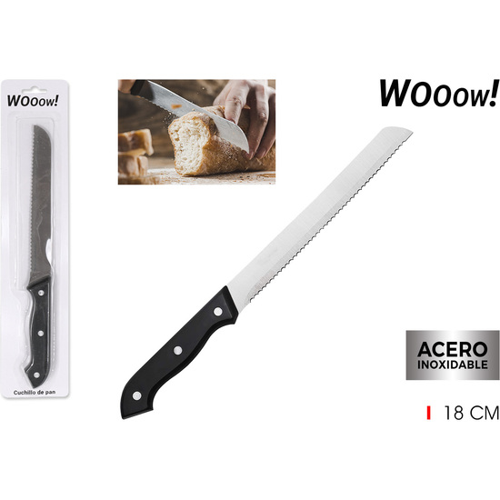 Comprar Cuchillo Pan 18cm Wooow