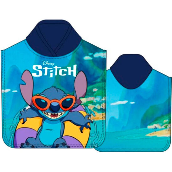 Comprar Poncho Toalla Stitch Disney Microfibra