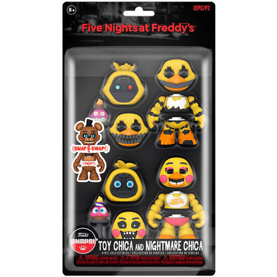 Comprar Bister 2 Figuras Snaps! Five Nights At Freddys Toy Chica And Nightmare Chica