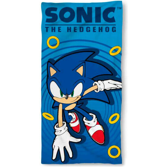 Comprar Toalla Sonic The Hedgehog Microfibra