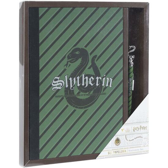 Comprar Set De Papelería Harry Potter Slytherin Green