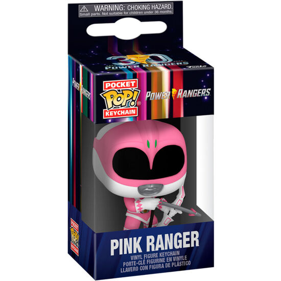 Comprar Llavero Pocket Pop Power Rangers 30th Anniversary Pink Ranger
