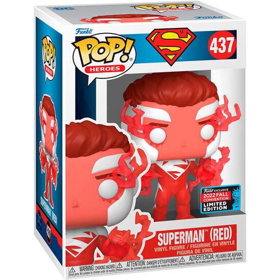 Figura Pop Dc Comics Superman - Superman Red Exclusive