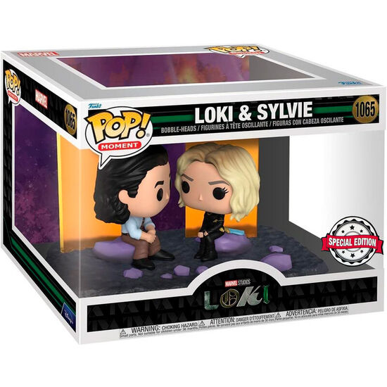 Comprar Figura Pop Moment Marvel Loki - Loki And Sylvie Exclusive