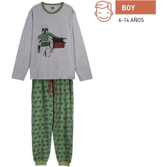 Comprar Pijama Largo Single Jersey Boba Fett Dark Green