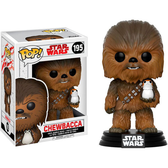 Figura Pop Star Wars Chewbacca With Porg