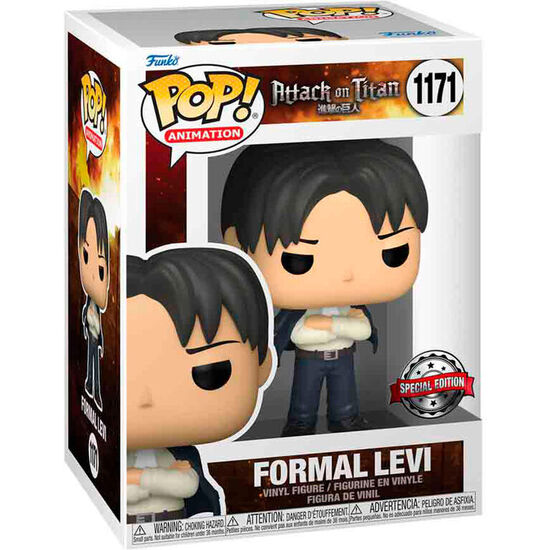 Comprar Figura Pop Attack On Titan Formal Levi Exclusive