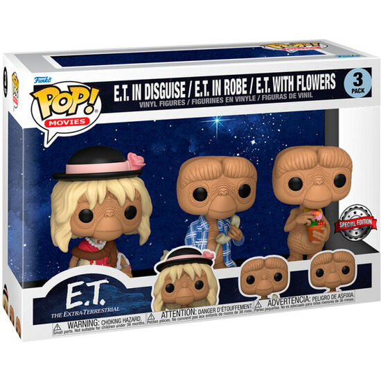 Comprar Blister 3 Figuras Pop E.t El Extraterrestre Exclusive