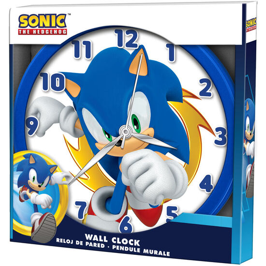 Reloj Pared Sonic The Hedgehog