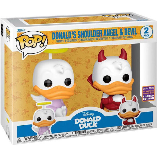 Comprar Blister 2 Figuras Pop Disney Donald Duck - Donald Angel & Devil Exclusive