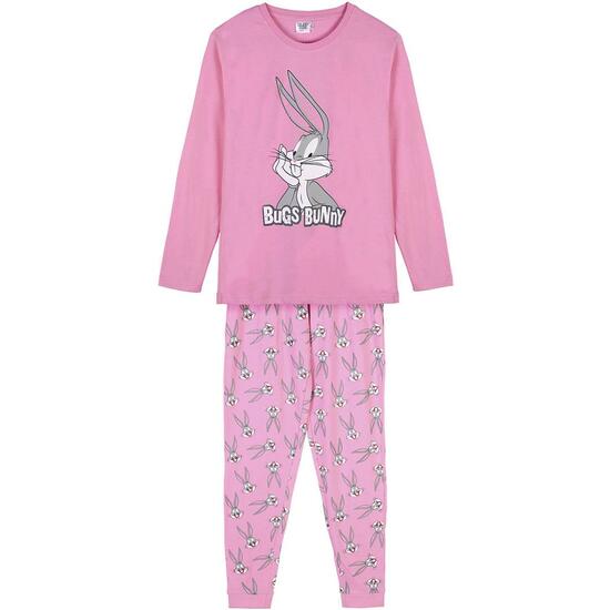 Comprar Pijama Largo Single Jersey Looney Tunes Pink
