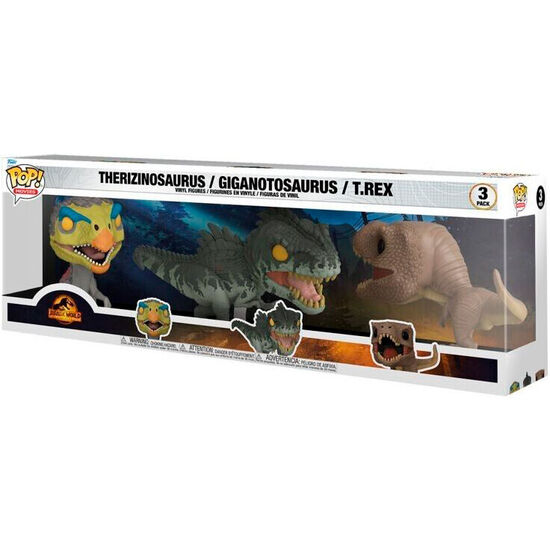 Comprar Blister 3 Figuras Pop Jurassic World