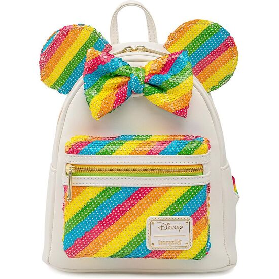 Comprar Mochila Rainbow Minnie Disney Loungefly 26cm