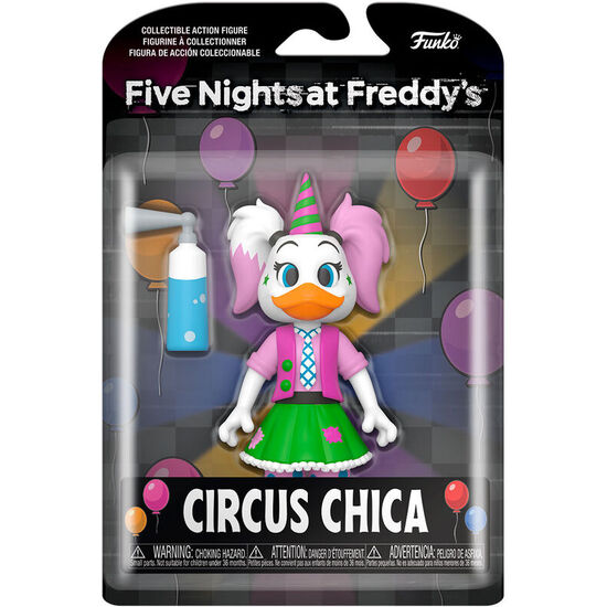 FIGURA ACTION FIVE NIGHTS AT FREDDYS CIRCUS CHICA 12,5CM