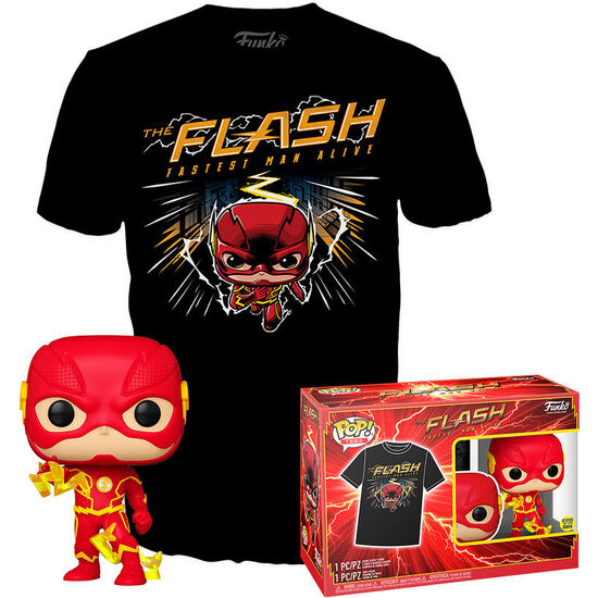 Comprar Set Figura Pop & Tee Dc Comics The Flash