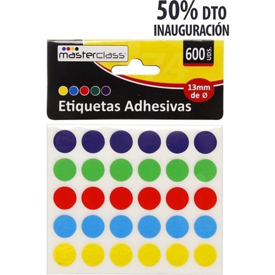Etiquetas Adhesivas Color 20h X 30pcs