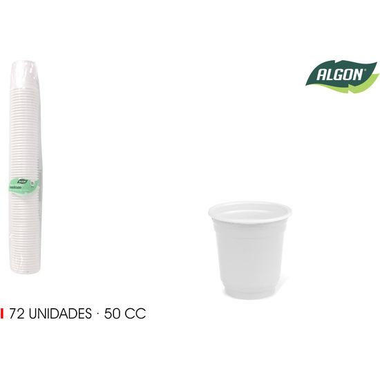Comprar Set-72 Vaso Chupito Plastico 50cc Algon