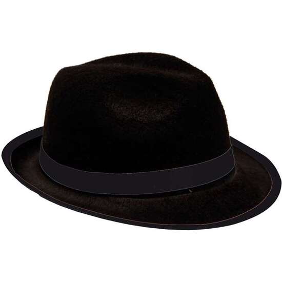 Sombrero De Gánster Pequeño 55 Cm