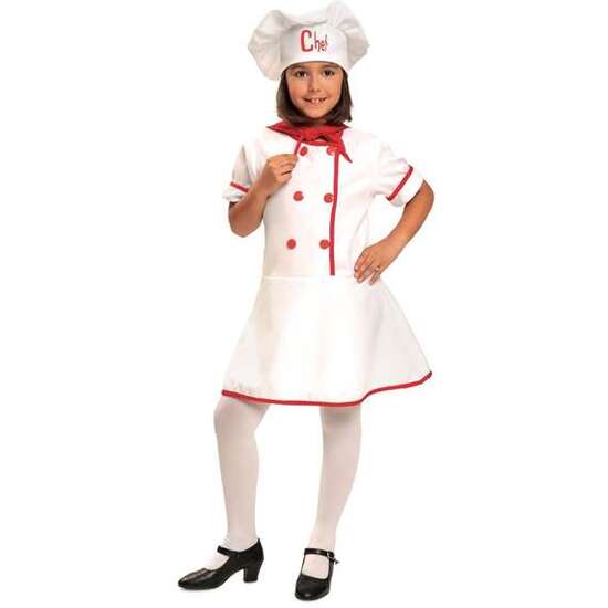 Disfraz Infantil Lady Chef Talla 7-9 Años