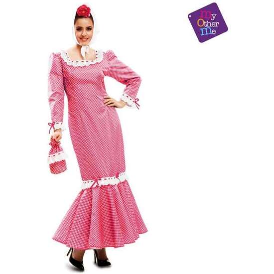 Disfraz Madrileña Rosa Mujer Talla Xl