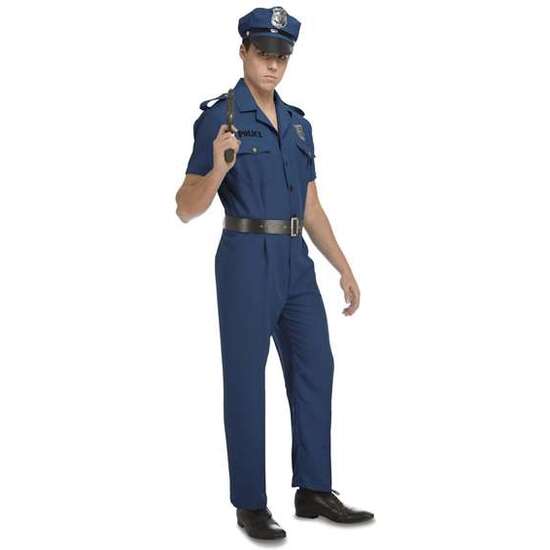 Disfraz Adulto Policía Xl (sombrero, Camisa, Cinturón Y Pantalones)