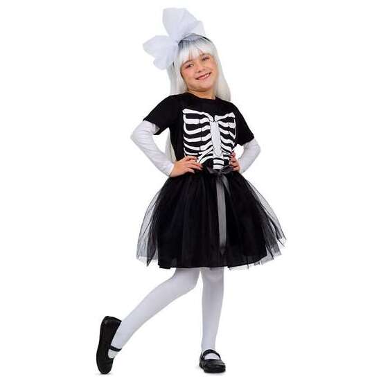Disfraz Esqueleto Tutú Talla 7-9 Años