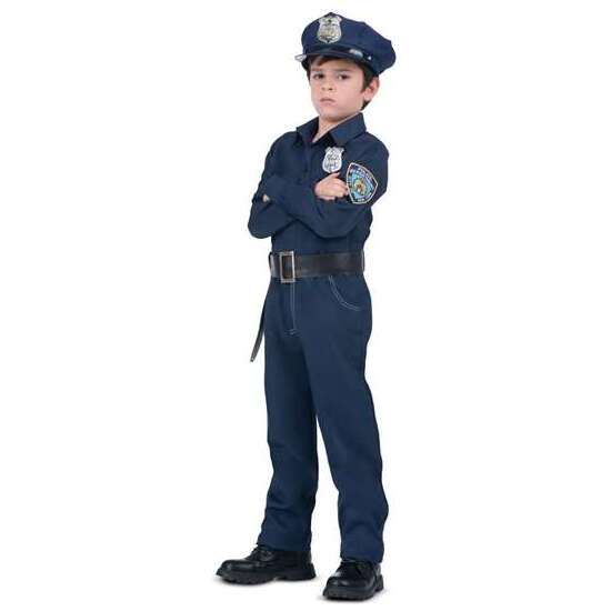 Disfraz Infantil Policía Talla 10-12 Años